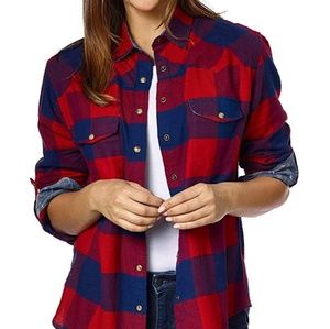 Girlfriend Ladies’ Flannel Shirt, Brushed